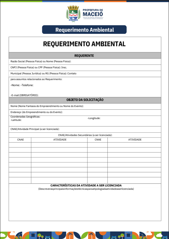 Preview - Requerimento Ambiental