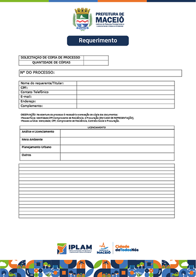 Preview - Requerimento de Cópia de Processo